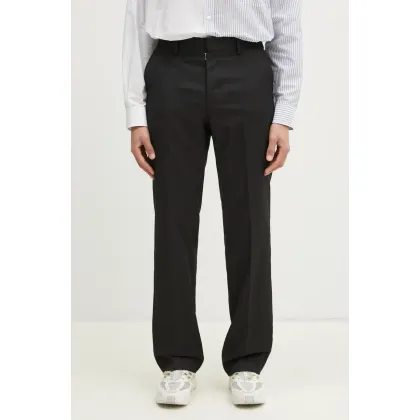 Zdjęcie MM6 Maison Margiela spodnie męskie kolor czarny proste SH0KA0035