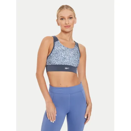 Zdjęcie Reebok Biustonosz top Running AOP 100076052 Szary Regular Fit