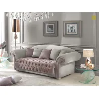 Zdjęcie Wygodna rozkładana sofa z oryginalnym stolikiem kawowym