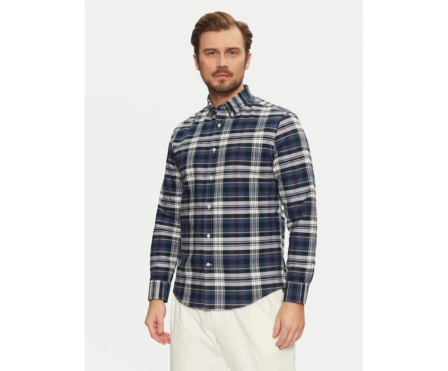 obrazek 1 Tommy Hilfiger Koszula Heritage MW0MW37566 Granatowy Regular Fit