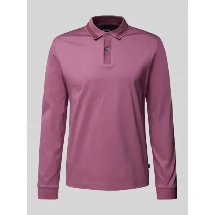 Zdjęcie Koszulka polo z detalem z logo model ‘Pleins’