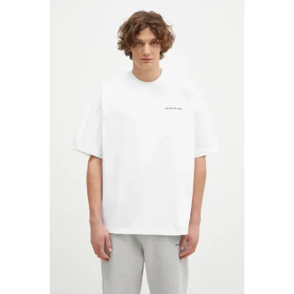 Zdjęcie MKI MIYUKI ZOKU t-shirt bawełniany Uniform męski kolor biały z nadrukiem UNIFORM.TSHIRT