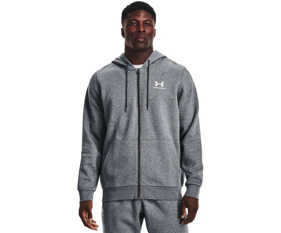 obrazek 1 Under Armour Bluza UA Essential Fleece FZ Hood 1373881 Szary Regular Fit