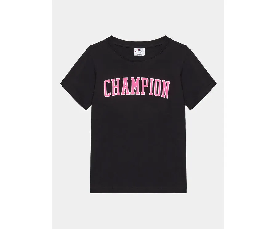obrazek 1 Champion T-Shirt 404658 Czarny Regular Fit