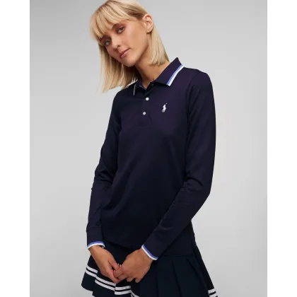Zdjęcie Białe Polo Damskie Z Długim Rękawem Ralph Lauren Rlx Golf RLX Ralph Lauren