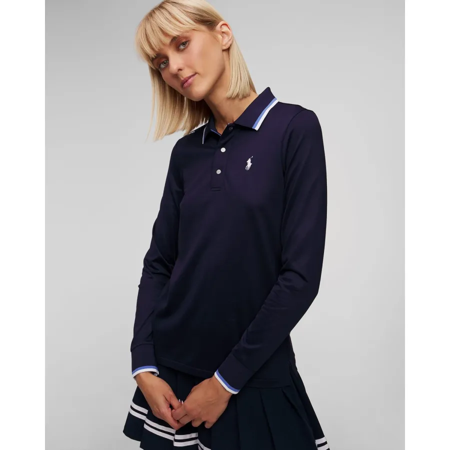 obrazek 1 Białe Polo Damskie Z Długim Rękawem Ralph Lauren Rlx Golf RLX Ralph Lauren