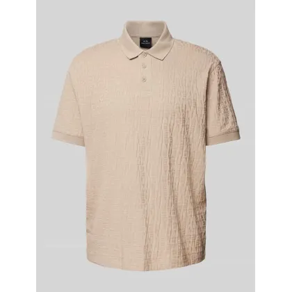 Zdjęcie Koszulka polo o kroju regular fit z fakturowanym wzorem
