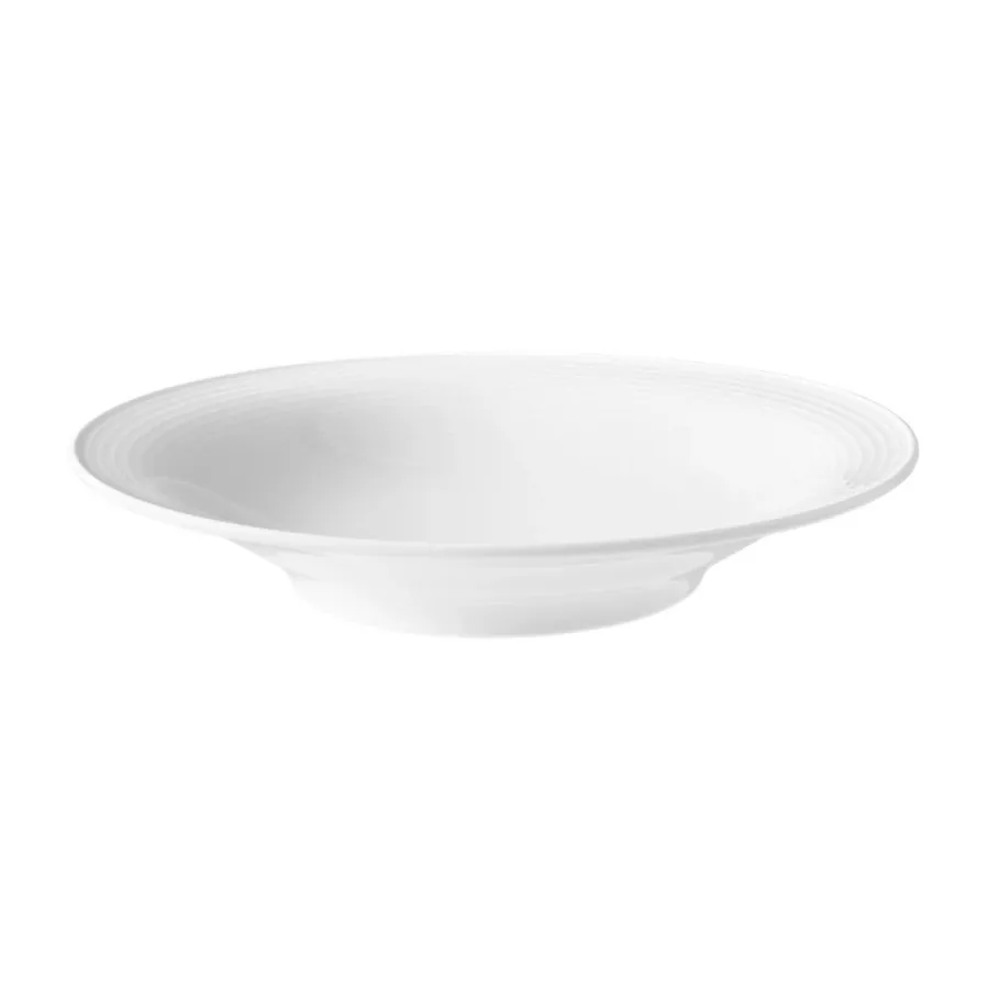 obrazek 3 Okrągły głęboki biały talerz do zupy z porcelany 22,5 cm z Niemiec - Seltmann Weiden