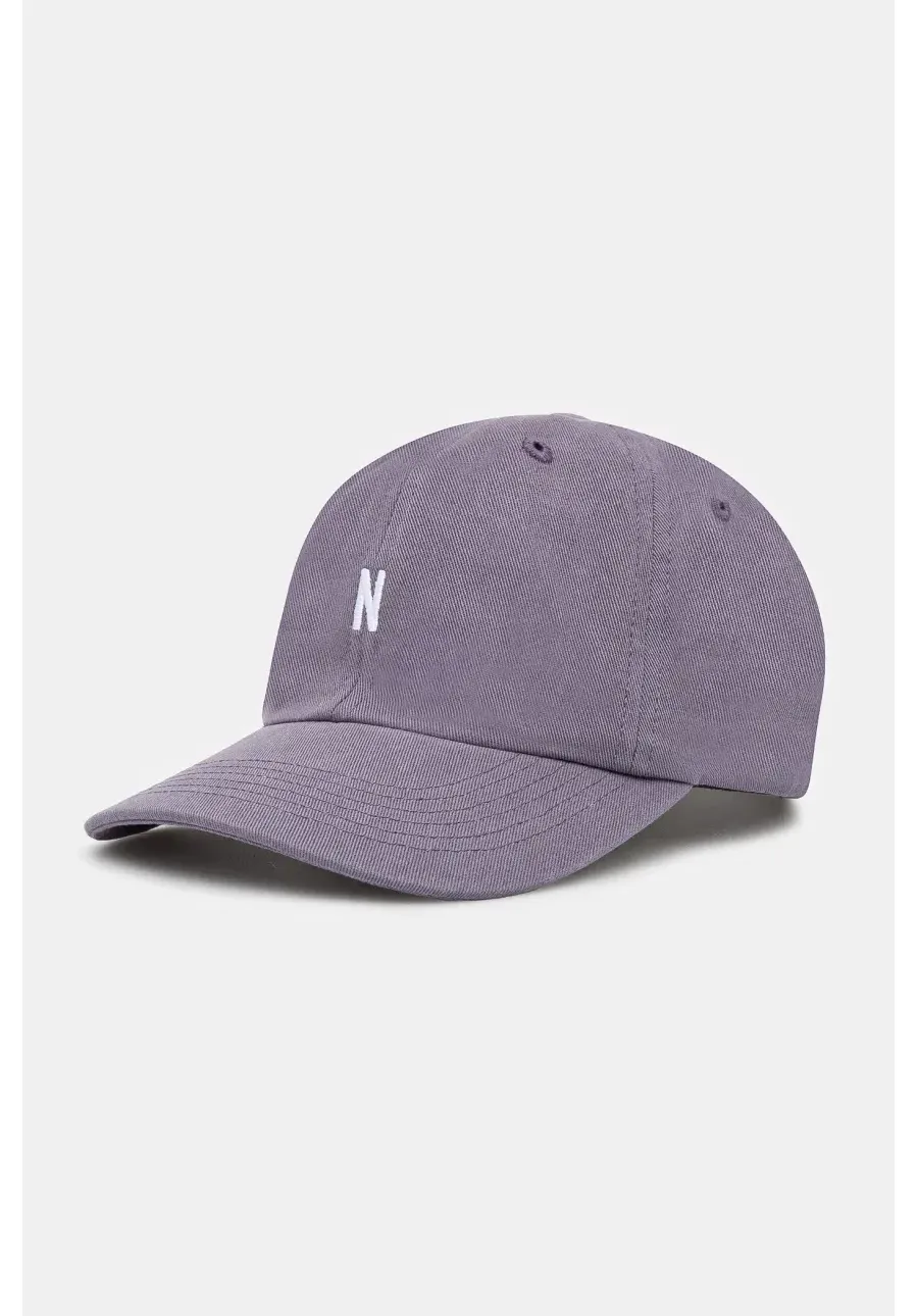 obrazek 1 Norse Projects czapka z daszkiem bawełniana Twill Sports Cap kolor fioletowy z aplikacją N80.0001.6018