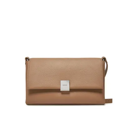 Zdjęcie Calvin Klein Torebka Ck Plaque Medium Shoulder Bag K60K612783 Brązowy
