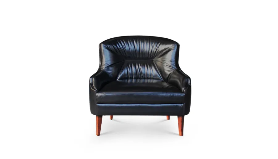 obrazek 1 Minimalistyczny tapicerowany fotel - Porus Studio