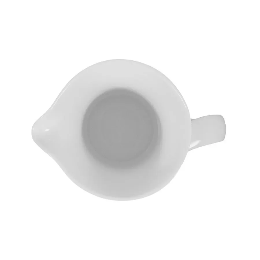 obrazek 3 Biały porcelanowy dzbanuszek do śmietanki o nowoczesnym kształcie – Tettau