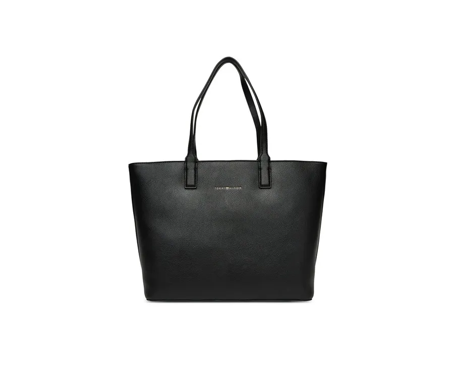 obrazek 1 Tommy Hilfiger Torebka Th Logotape Tote AW0AW17449 Czarny