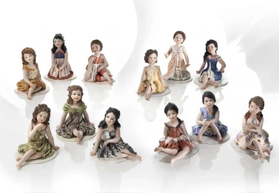 obrazek 2 Porcelanowa lalka kobiety znak zodiaku koziorożec - Sibania