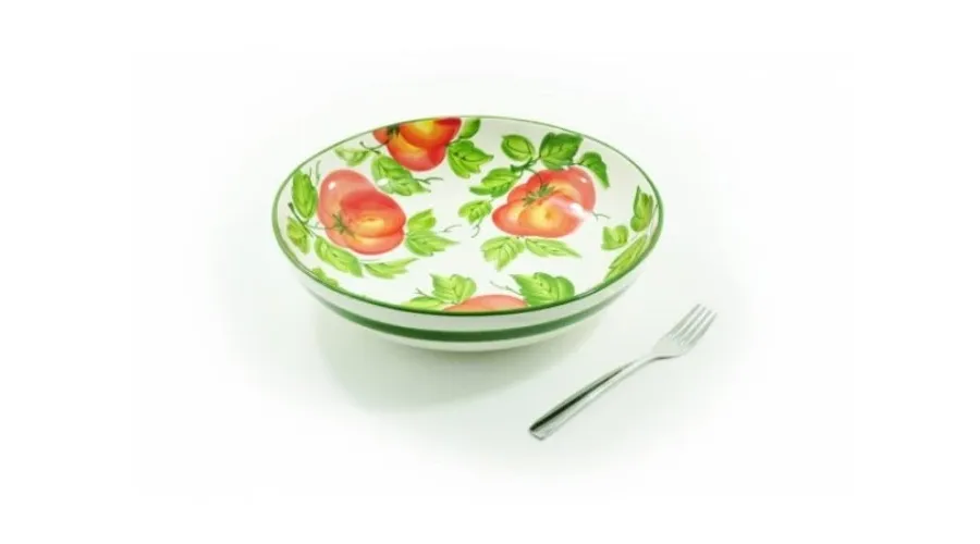 obrazek 2 Ceramiczna 33 centymetrowa ręcznie dekorowana miska - Le Ceramiche