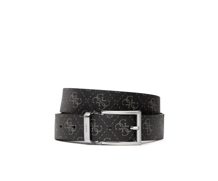obrazek 1 Guess Pasek Męski Vezzola Belts BM7541 LEA35 Czarny
