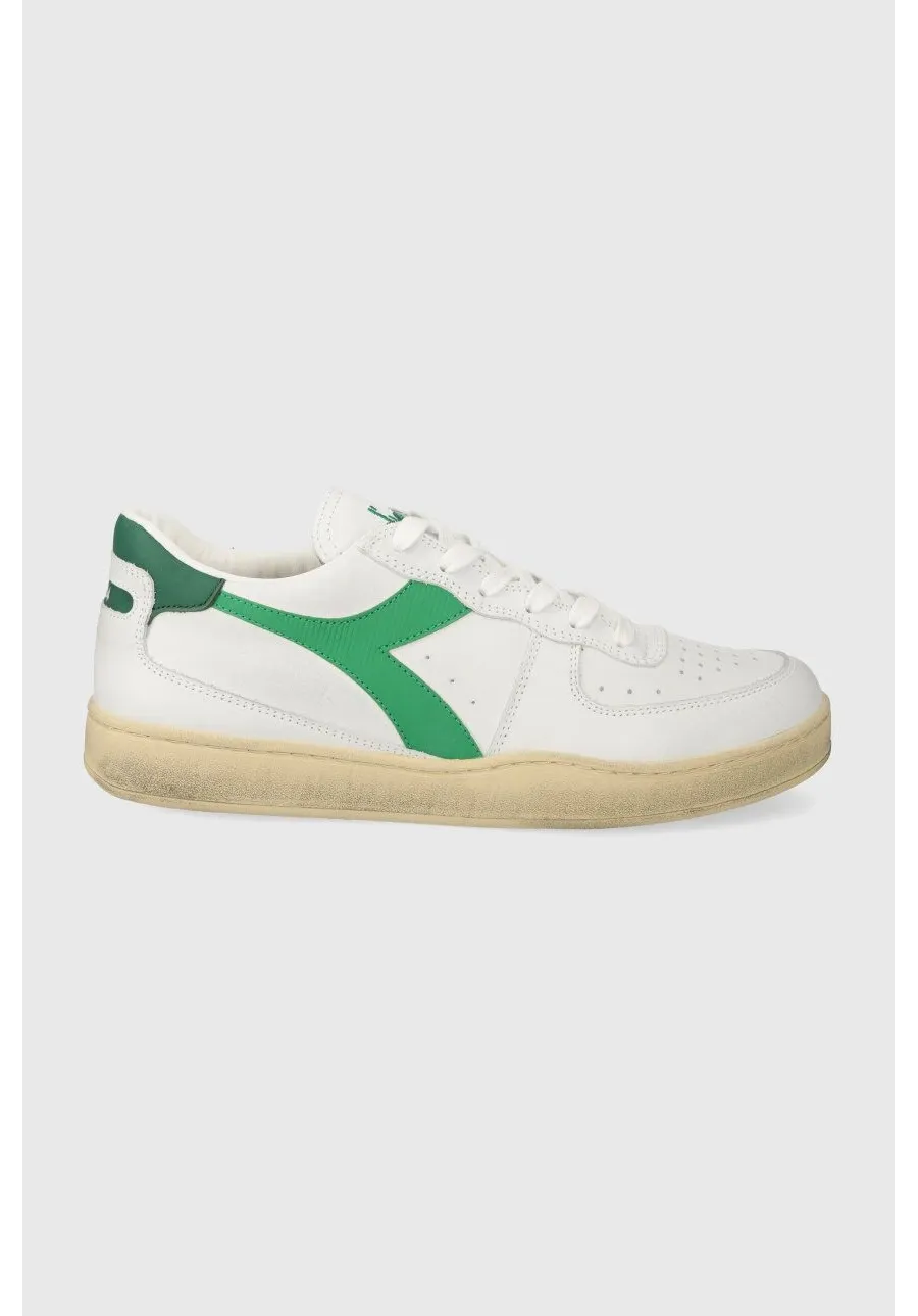 obrazek 1 Diadora sneakersy skórzane MI Basket Low Used kolor biały 201.179043.C6834