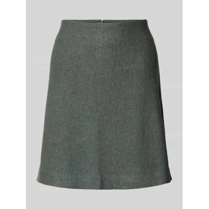 Zdjęcie Spódnica mini o kroju shaped fit z folowanej wełny