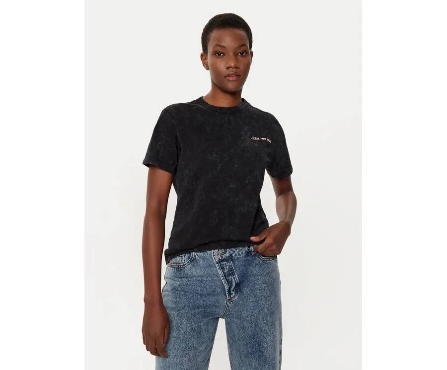 obrazek 1 HUGO T-Shirt Damacia_3 50535491 Czarny Regular Fit