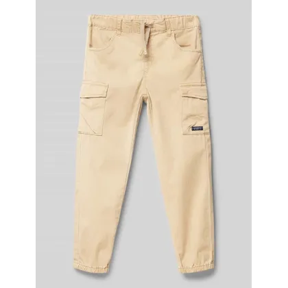 Zdjęcie NAME IT Joggery 13212620 Beżowy Baggy Fit