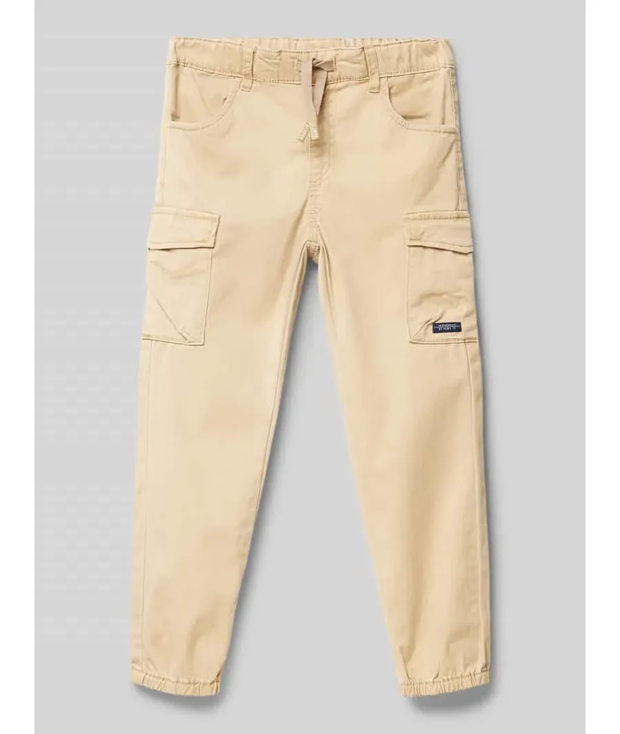 obrazek 1 NAME IT Joggery 13212620 Beżowy Baggy Fit