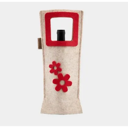 Zdjęcie Oryginalna torba z filcu na wino dla firm