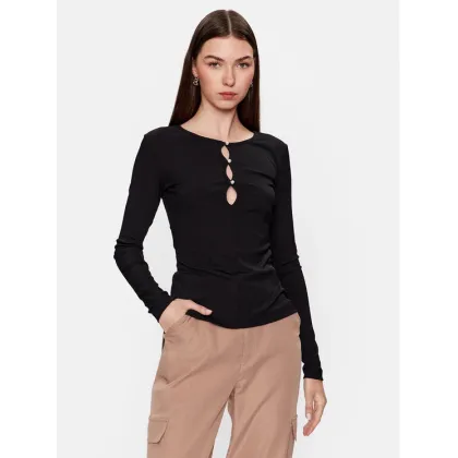Zdjęcie Guess Bluzka W3YP16 KAZH2 Czarny Slim Fit