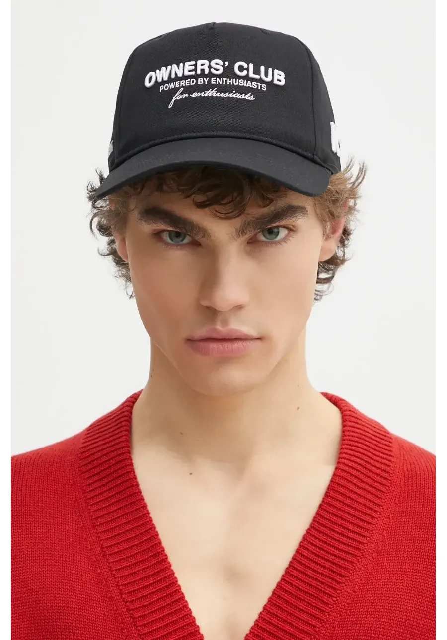 obrazek 1 Represent czapka z daszkiem bawełniana Owners Club Cap kolor czarny z aplikacją OCM81191.001