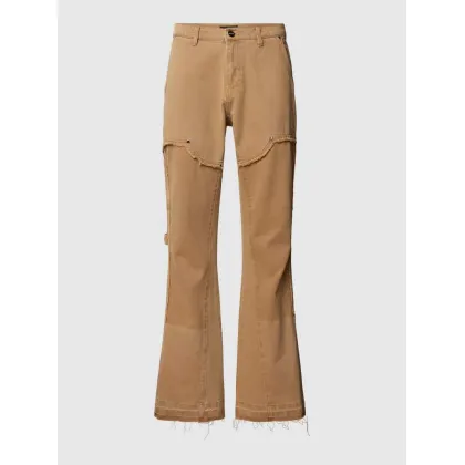 Zdjęcie Jeansy o rozkloszowanym kroju z bocznymi, wpuszczanymi kieszeniami