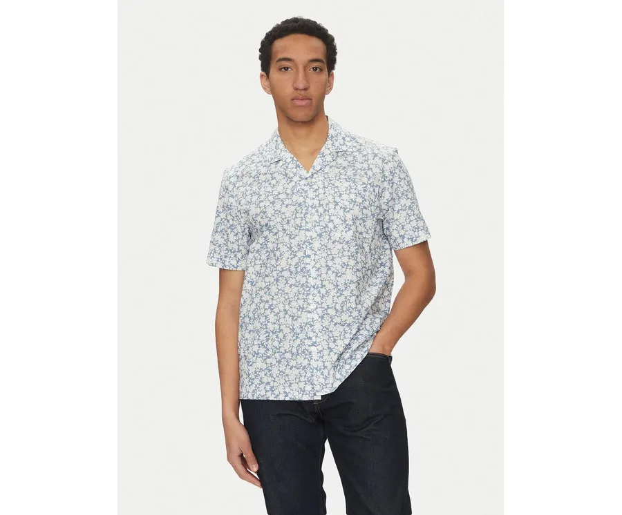 obrazek 1 Michael Kors Koszula CS5409LHPM Niebieski Relaxed Fit