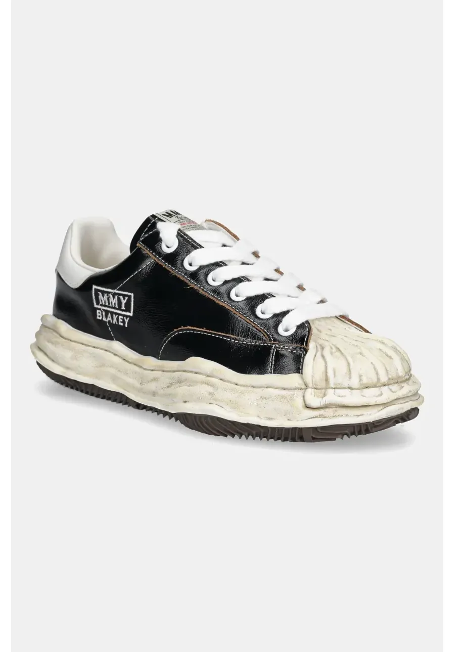 obrazek 1 Maison MIHARA YASUHIRO sneakersy skórzane Blakey Shoes męskie kolor czarny A14FW736