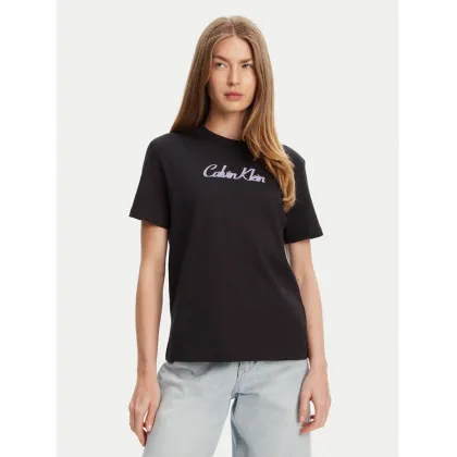 Zdjęcie Calvin Klein Jeans T-Shirt Classic Logo LV047C854G Czarny Regular Fit