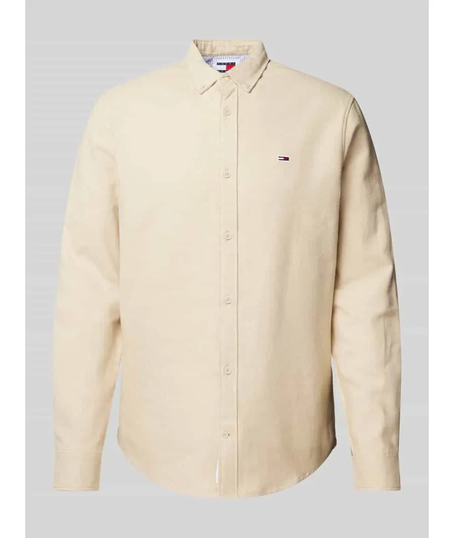 obrazek 1 Koszula flanelowa o kroju regular fit z kołnierzykiem typu button down