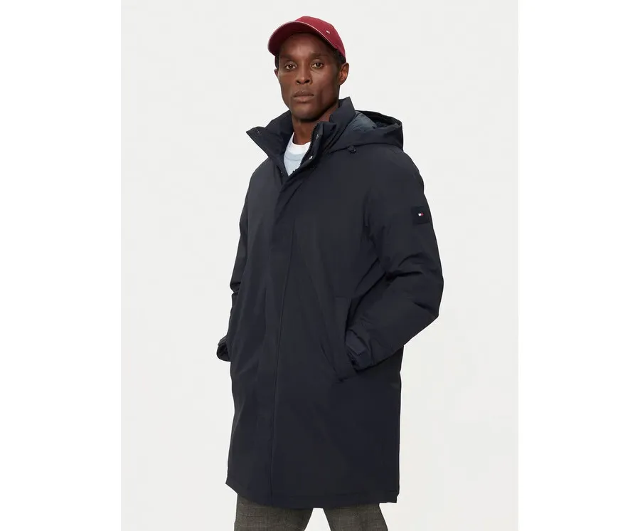 obrazek 1 Tommy Hilfiger Parka MW0MW37369 Granatowy Regular Fit