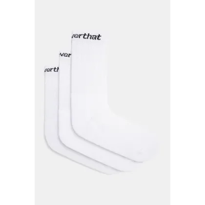 Zdjęcie thisisneverthat skarpetki SP-Logo Socks 3Pack 3-pack męskie kolor biały TNCO0TUNSO01