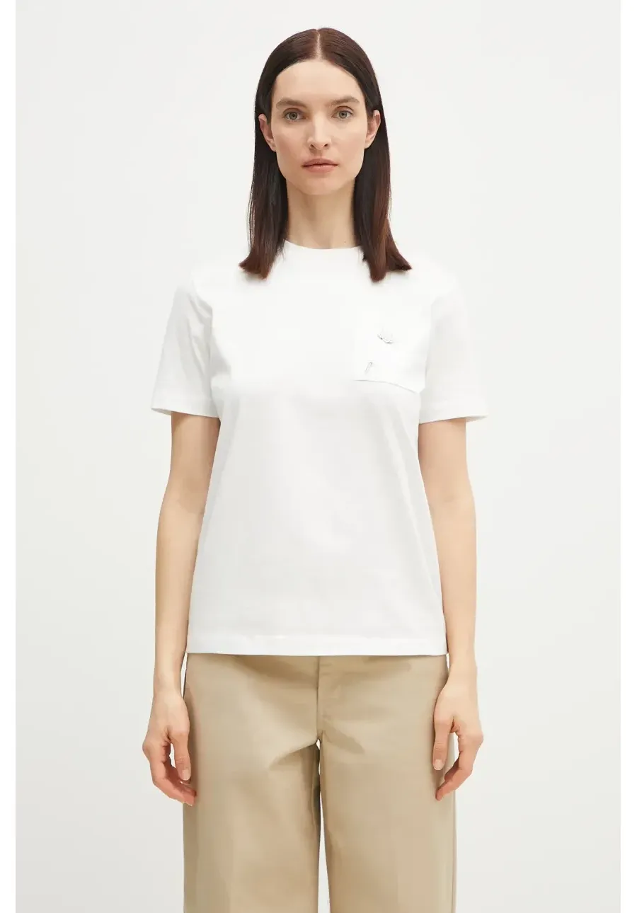 obrazek 1 Kenzo t-shirt bawełniany damski kolor biały FF52TS1504SG.02