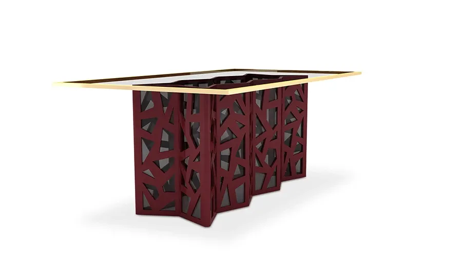 picture 1 A luxurious dining table with artistry