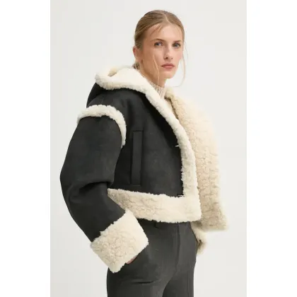 Zdjęcie Stand Studio kurtka London Jacket damska kolor czarny przejściowa oversize 66341-9142