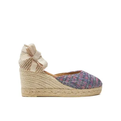 Zdjęcie Manebi Espadryle Acapulco Low Wedge Espadrilles G 0.6 WL Fioletowy