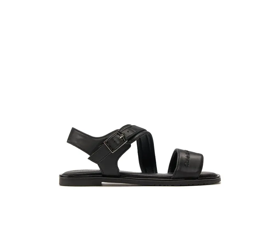 obrazek 1 Calvin Klein Jeans Sandały Flat Sandal V3A2-80825-1688 M Czarny