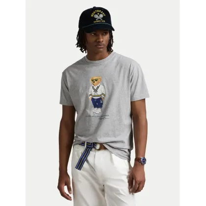 Zdjęcie Polo Ralph Lauren T-Shirt 710973137002 Szary Slim Fit