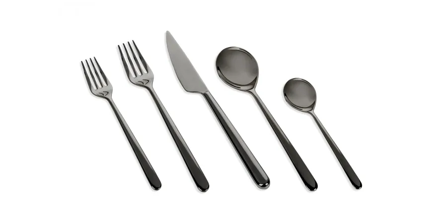 obrazek 2 Designerski włoski widelec stołowy do ryb ze stali nierdzewnej - komplet 6 szt.