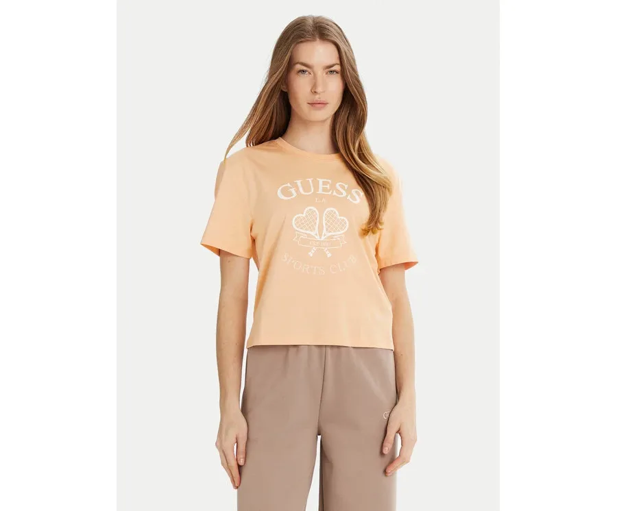 obrazek 1 Guess T-Shirt V5GI04 I3Z14 Pomarańczowy Regular Fit