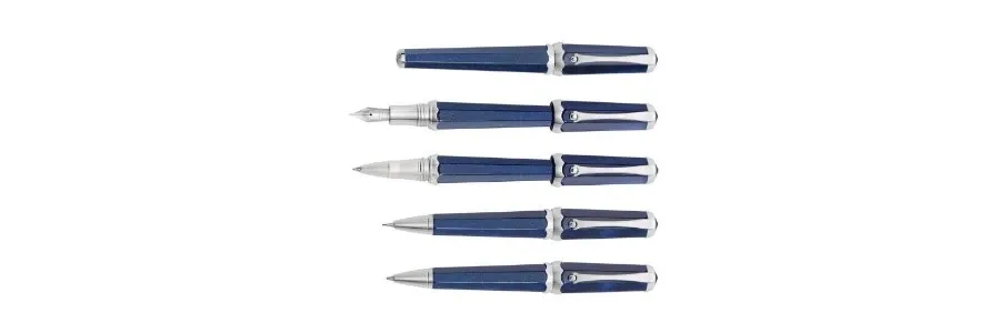 obrazek 3 Piccola Ballpoint Pen Denim Blue Montegrappa