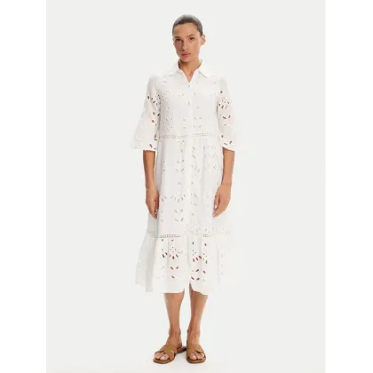 Zdjęcie Iconique Sukienka koszulowa IC25-005 Biały Relaxed Fit