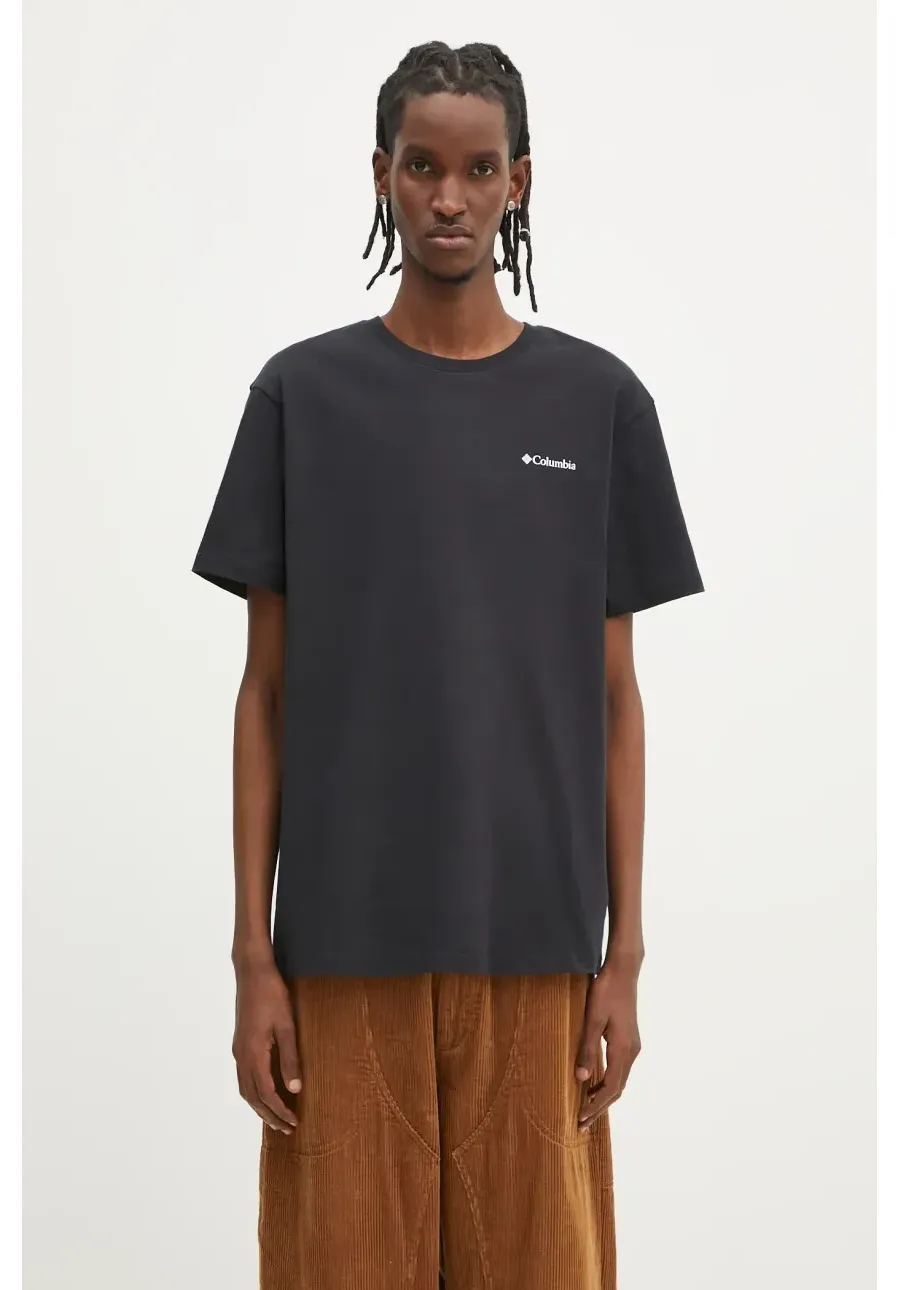 obrazek 1 Columbia t-shirt bawełniany North Cascades kolor czarny z nadrukiem 1834041