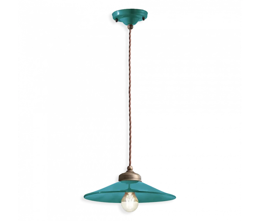 obrazek 4 Włoska wisząca lampa sufitowa retro