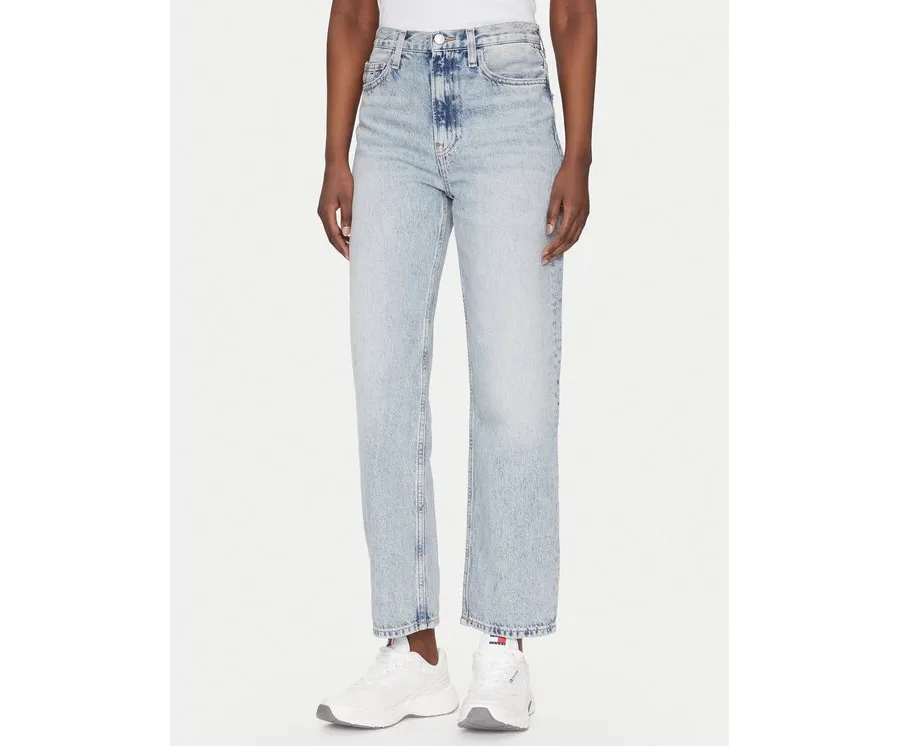 obrazek 1 Tommy Jeans Jeansy Layla DW0DW20593 Niebieski Straight Fit