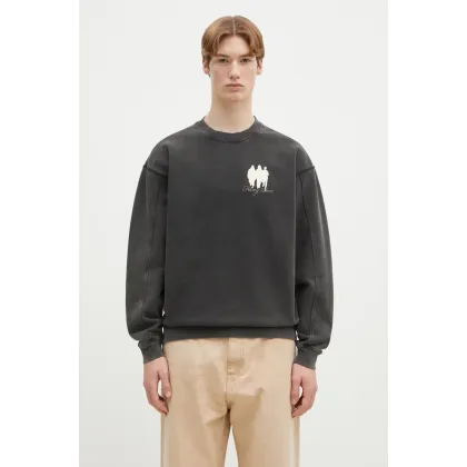 Zdjęcie Filling Pieces bluza bawełniana kolor czarny z nadrukiem 74599870626