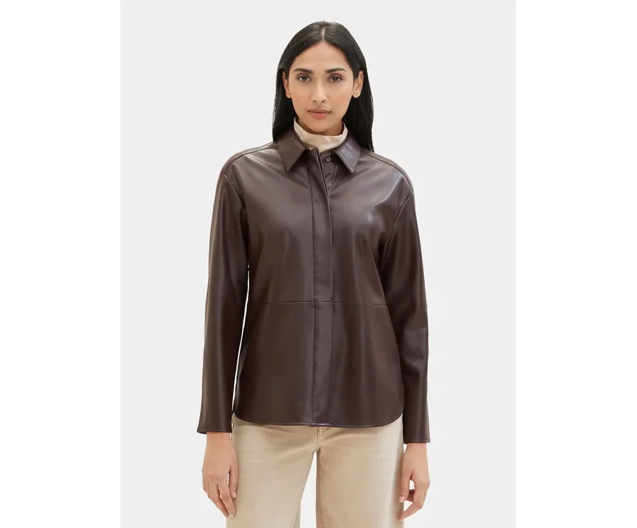 obrazek 1 Tom Tailor Koszula 1039143 Brązowy Regular Fit